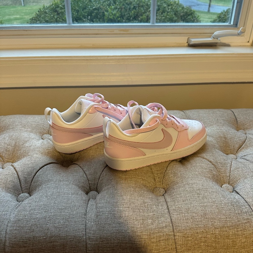 Nike Light Pink and White Sneakers